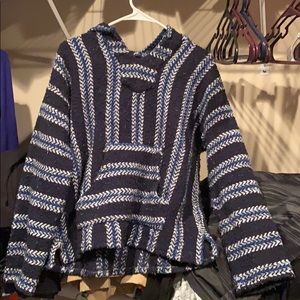 a baja sweater. worn twice